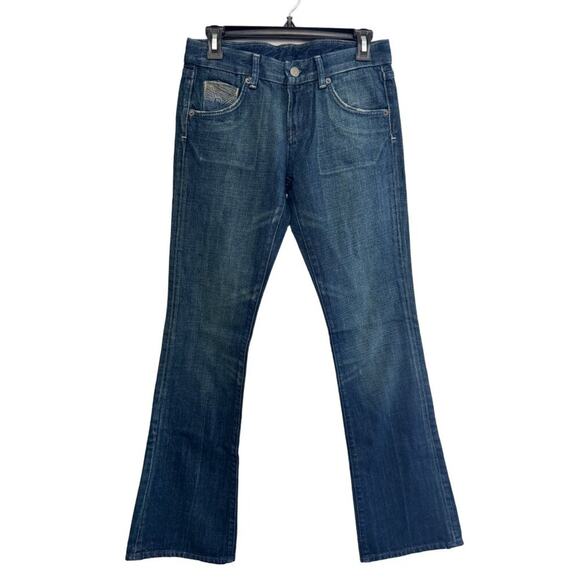 Citizens of Humanity Low Rise Flared Blue Jeans 25 - Picture 1 of 6